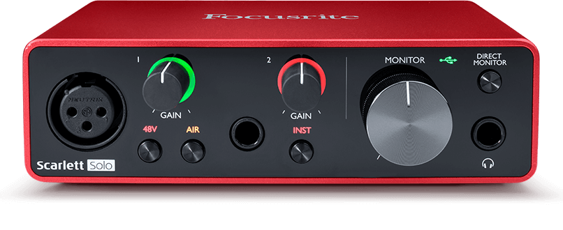 FOCUSRITE Scarlett Solo 3rd Gen replaced by: Focusrite Scarlett Solo 4th Gen USB Audio Interface)