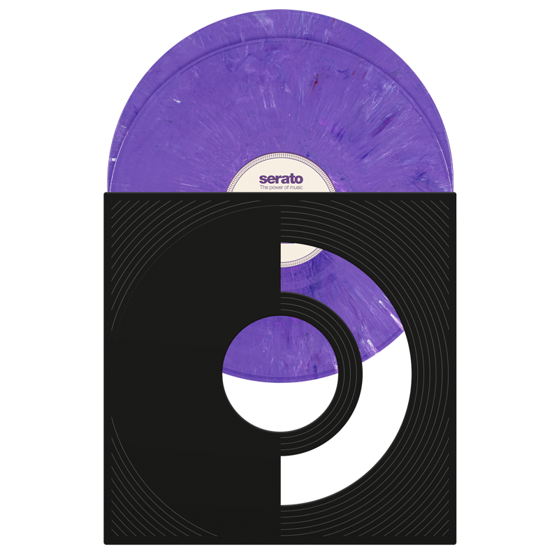 SERATO SCV-SP-PUR-RN - 12" Control Vinyl Limited Edition Purple Rane X Serato Pressing (Pair)