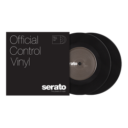 SERATO SCV-PS-BLK-7S VINYL 7" BLACK PAIR