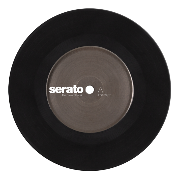 SERATO SCV-PS-BLK-7S VINYL 7" BLACK PAIR