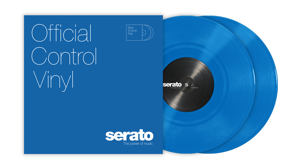 SERATO SCV-PS-BLU-10 10" Serato Standard Colors (Pair) BLUE