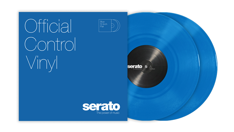 SERATO SCV-PS-BLU-10 10" Serato Standard Colors (Pair) BLUE