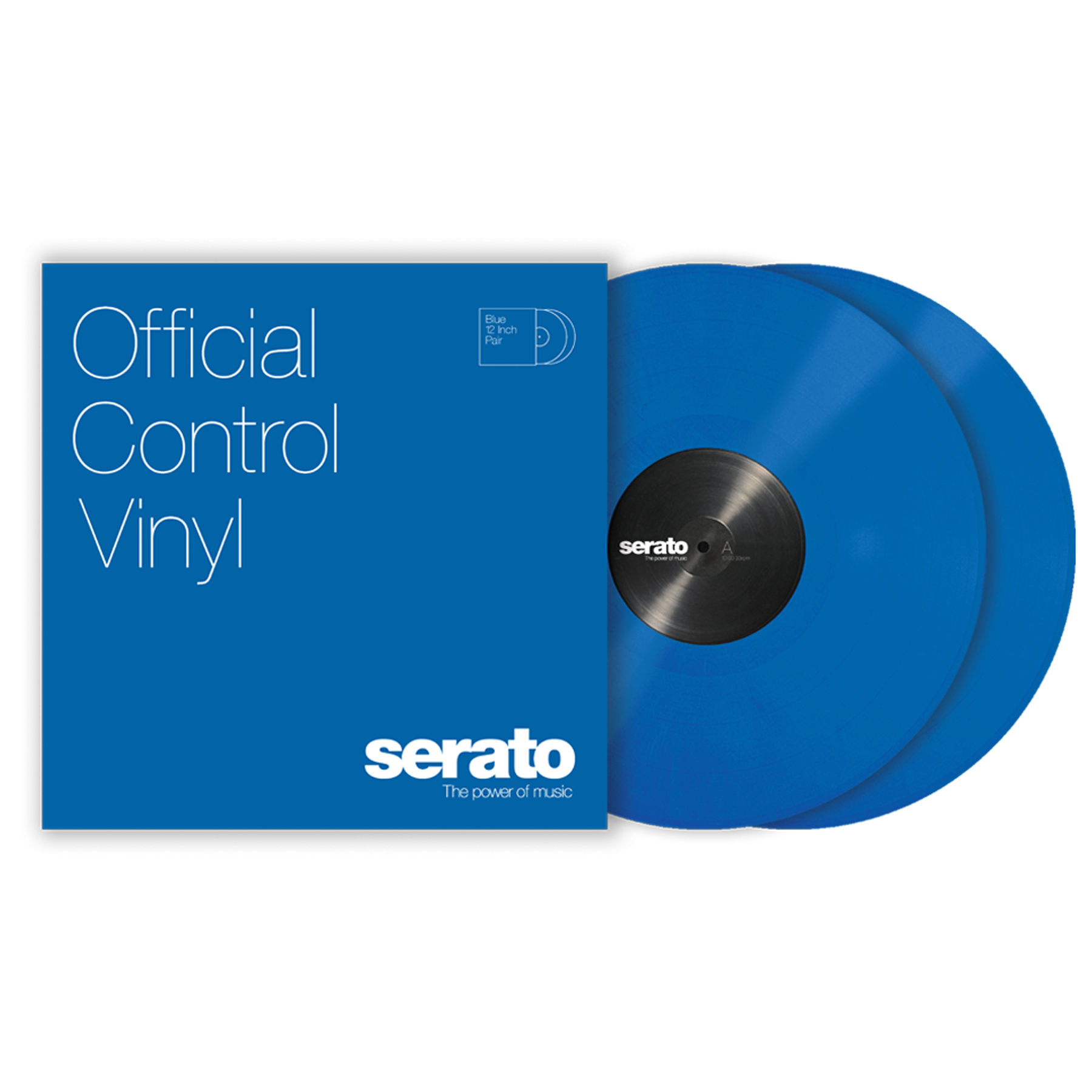 SERATO SCV-PS-BLK-OV VINYL 12" BLUE(PAIR)