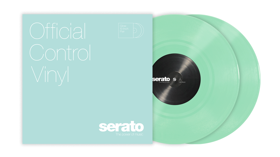SERATO SCV-PS-GID-10 - 10" Serato Standard Colors (Pair) Glow in the Dark