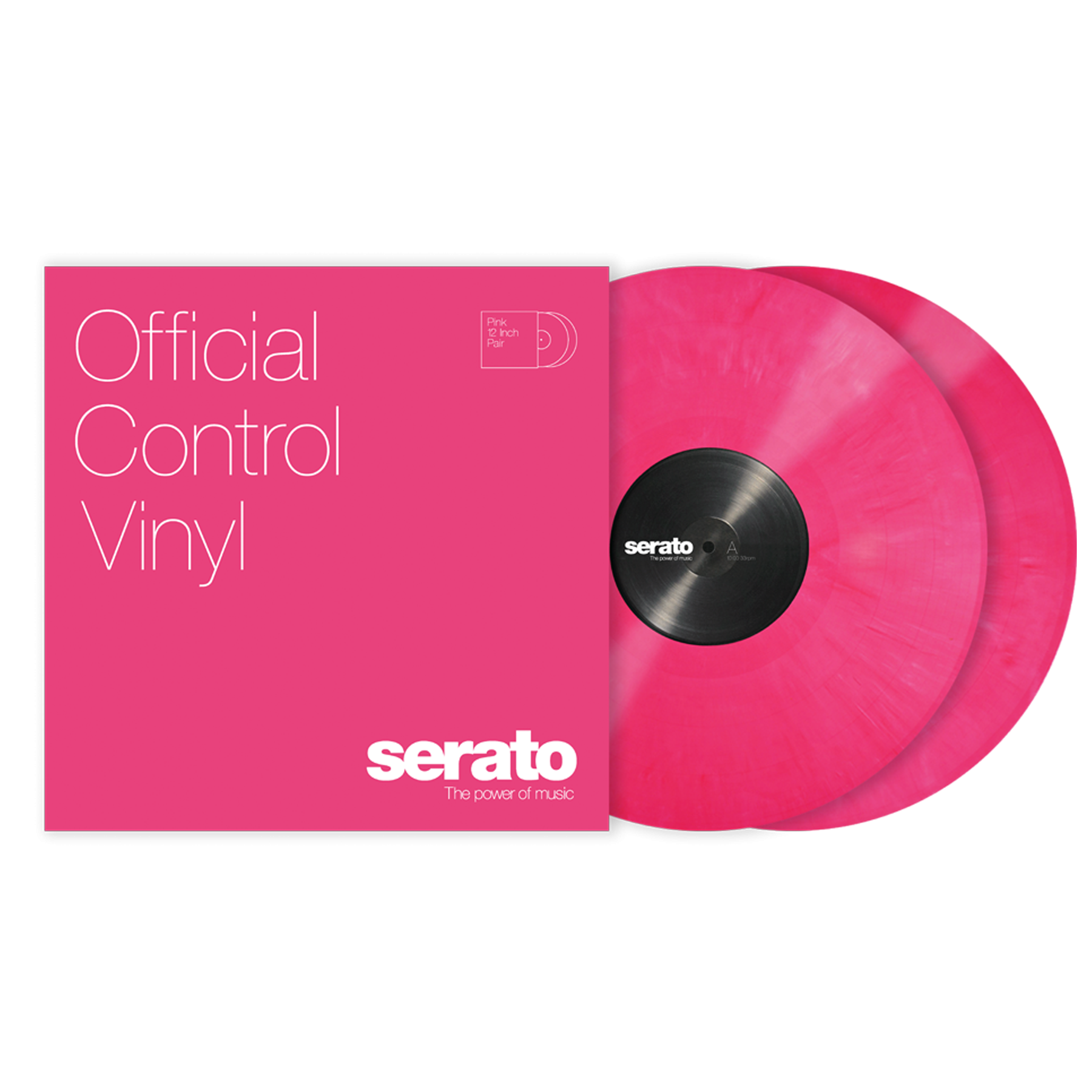 SERATO SCV-PS-PNK-OV VINYL 12" PINK (PAIR)