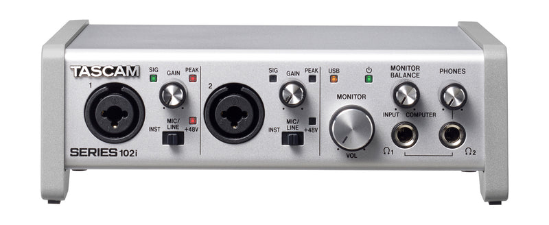TASCAM SERIES 102I - 10-IN/2-OUT USB Audio/MIDI Interface
