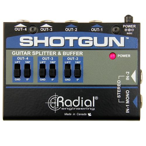 Radial Shotgun -Radial Engineering SHOTGUN 4-Channel Amp Driver