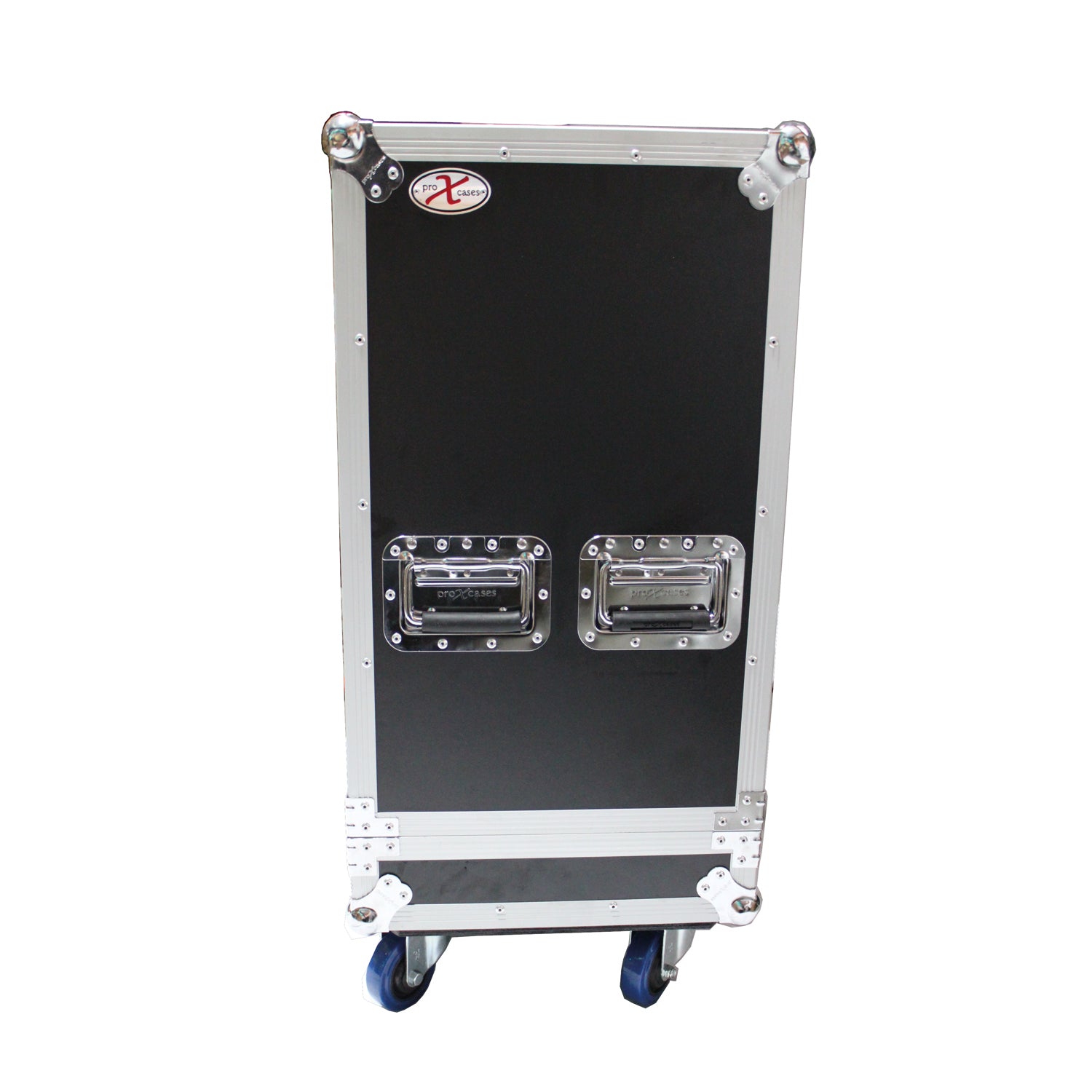 PROX-X-QSC-KW122 Speaker Road Case - Dual ATA Style Speaker Flight Case for QSC KW122 Speakers Holds 2