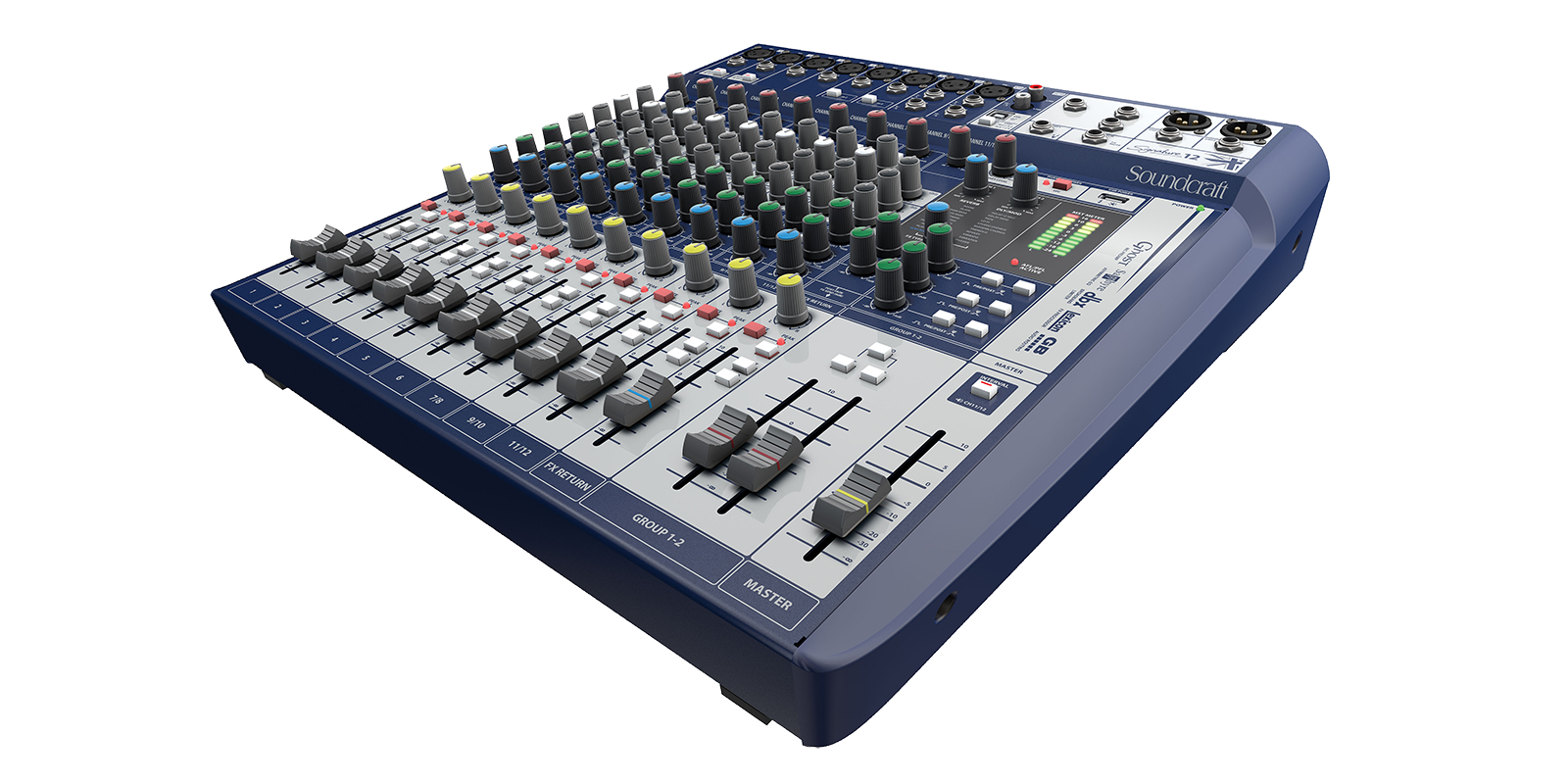 SOUNDCRAFT SIGNATURE 12 - 12 Channel mixing board with FX / USB