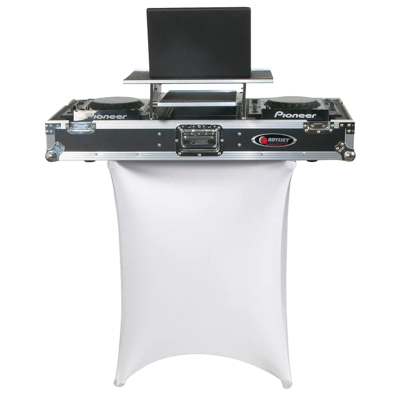 Odyssey SPALTBXSWHT Stand DJ Equipment - Odyssey SPALTBXSWHT - White X-Stand Slip Scrim
