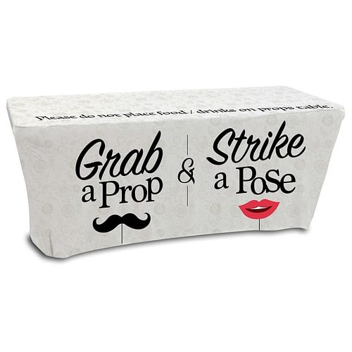 Odyssey SPATBL6002PT Stand DJ Equipment - Odyssey SPATBL6002PT - 6′ Photo Booth Props Table Scrim Cover