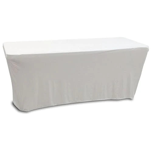 Odyssey SPATBL6WHT Stand DJ Equipment - Odyssey SPATBL6WHT - White 6′ Banquet Table Scrim Cover