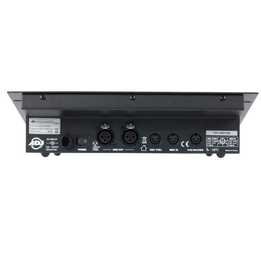 STAGE-SETTER-8 - 8 Channel DMX Lighting Console with Presets and MIDI