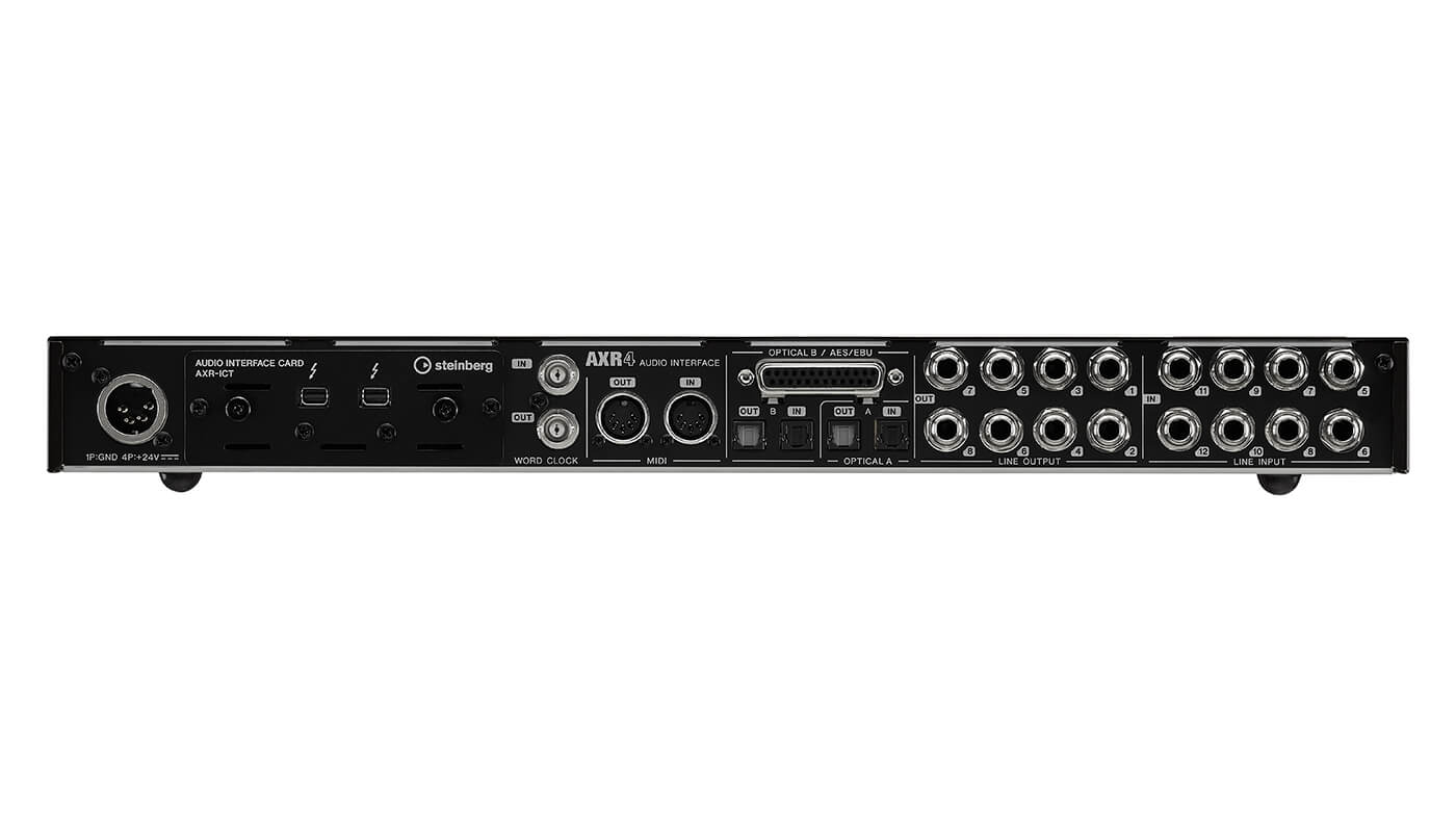 STEINBERG AXR4T ( 28 X 24 Thunderbolt audio interface-on board DSP-& MIDI I/O)