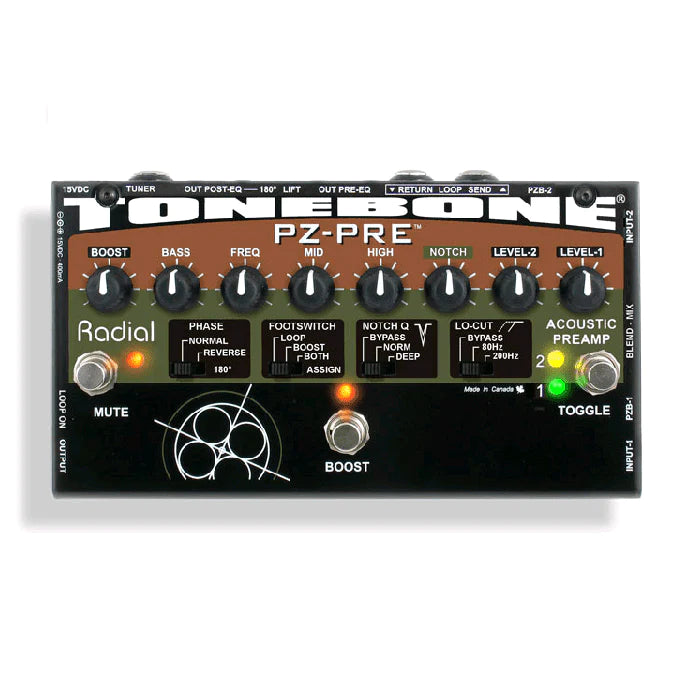 Radial PZ-Pre - Radial Engineering PZ-PRE Accoustic Instrument Preamp