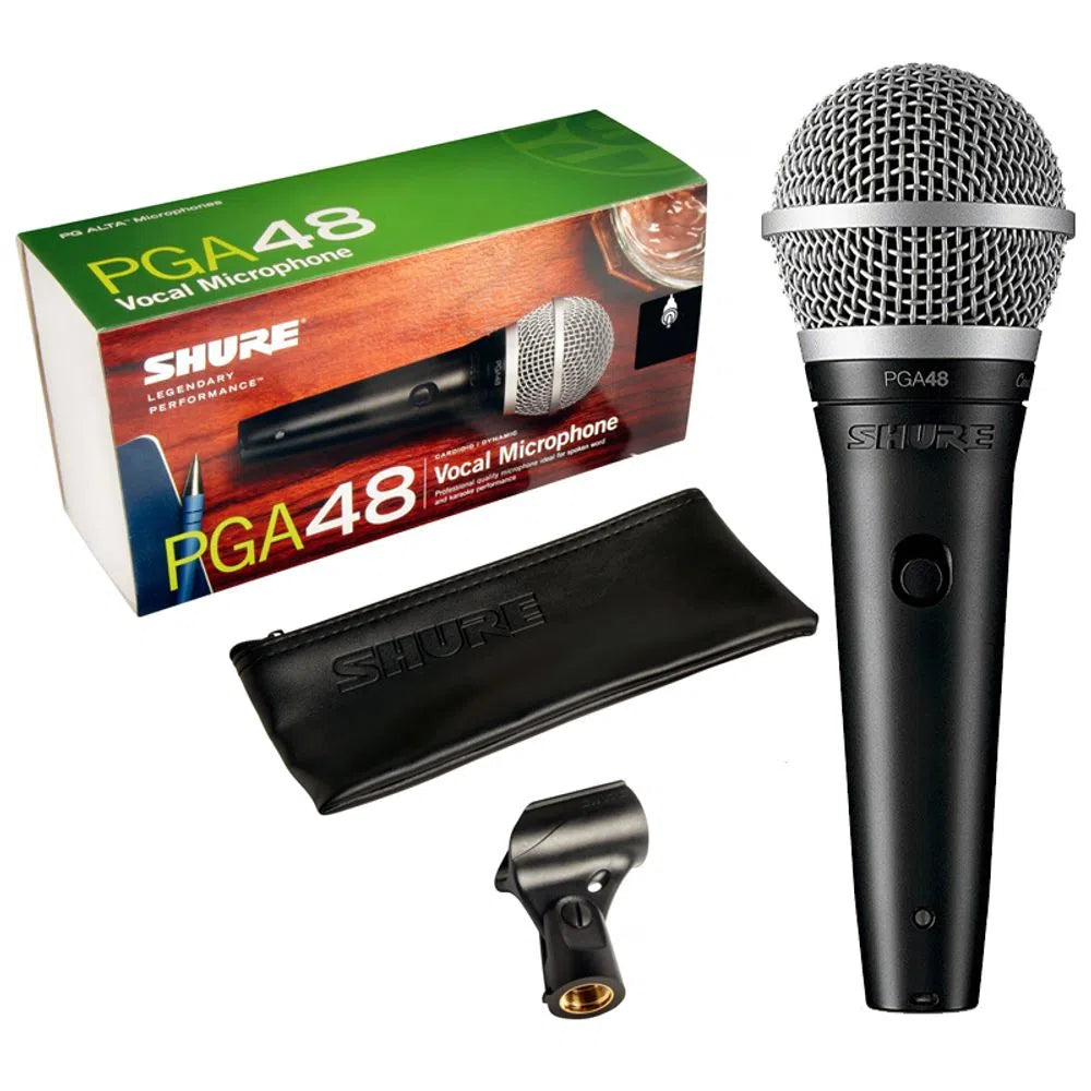 Shure PGA48-LC - Cardioid Dynamic Microphone with Switch