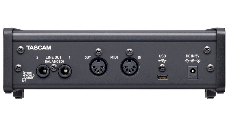 TASCAM US-2x2HR - 2Mic, 2IN/2OUT High Resolution Versatile USB Audio Interface