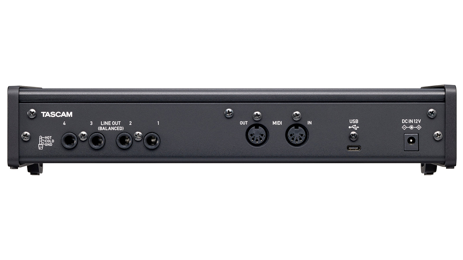 TASCAM US-4x4HR - 4Mic, 4IN/4OUT High Resolution Versatile USB Audio Interface