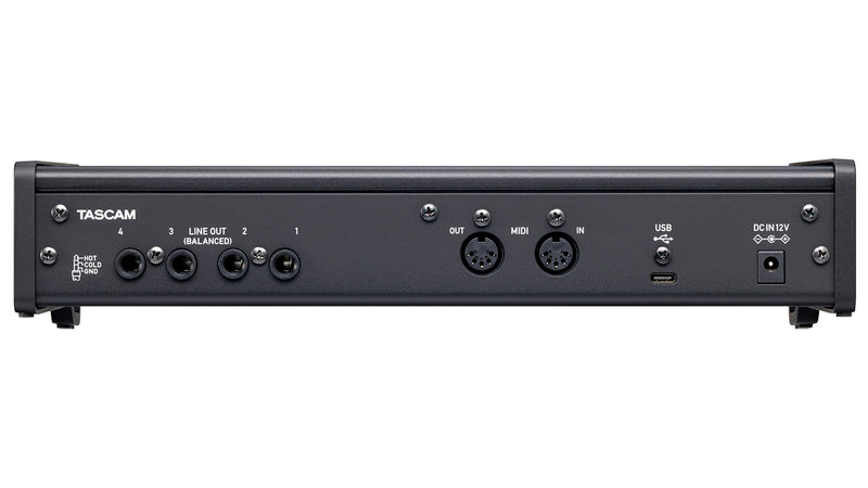 TASCAM US-4x4HR - 4Mic, 4IN/4OUT High Resolution Versatile USB Audio I