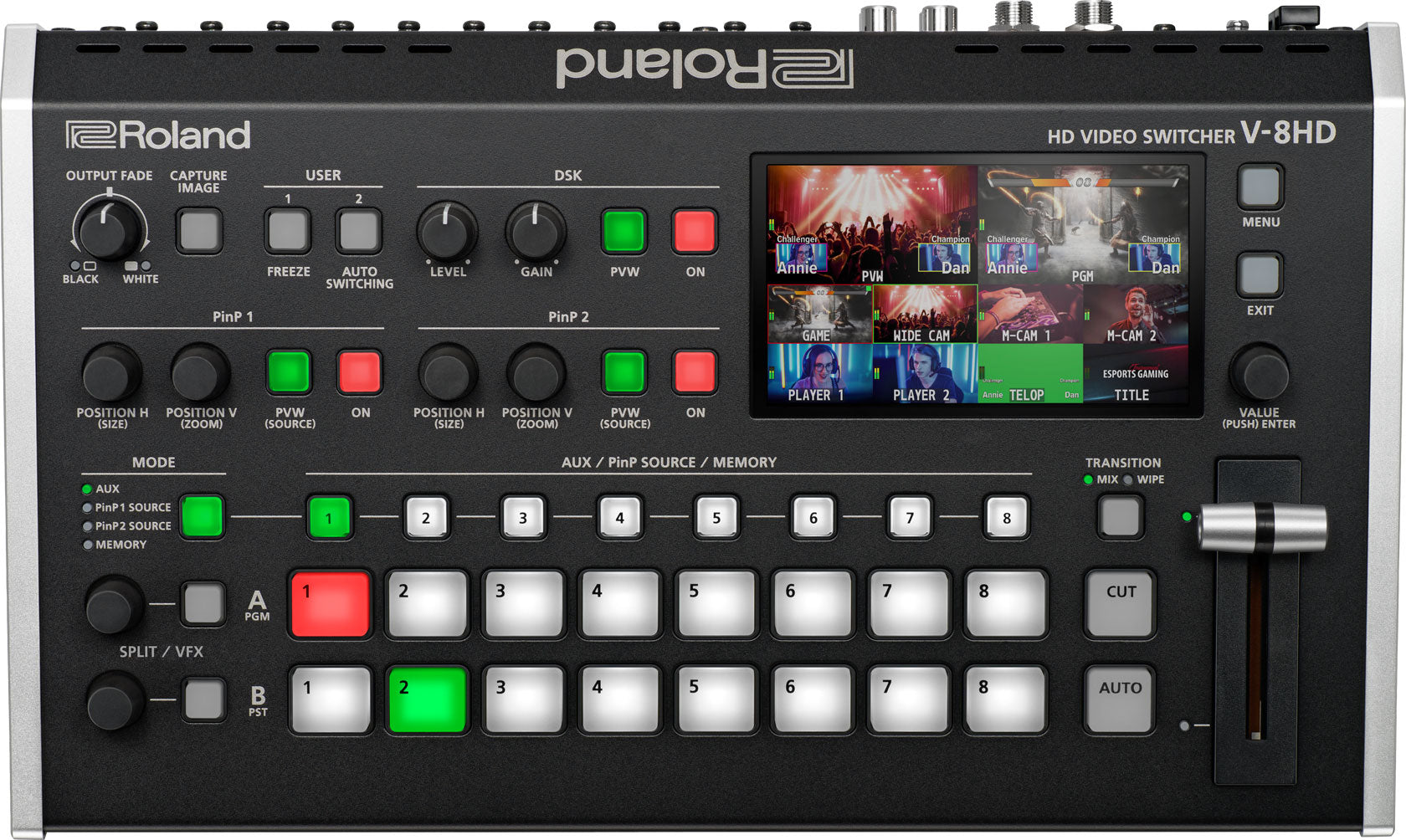 ROLAND V-8HD - Multi HDMI video HD switcher
