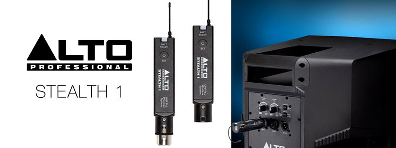 ALTO STEALTH 1  - MONO UHF XLR WIRELESS SYSTEM