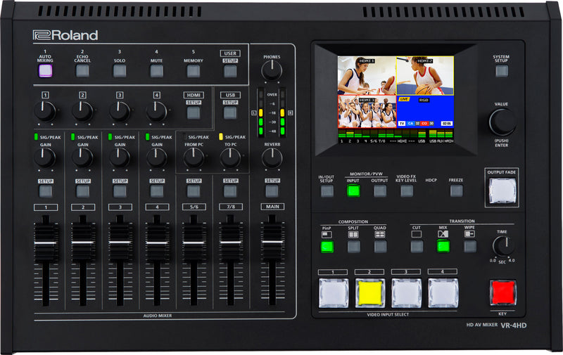 ROLAND VR-4HD Audio Video Mixer with preview