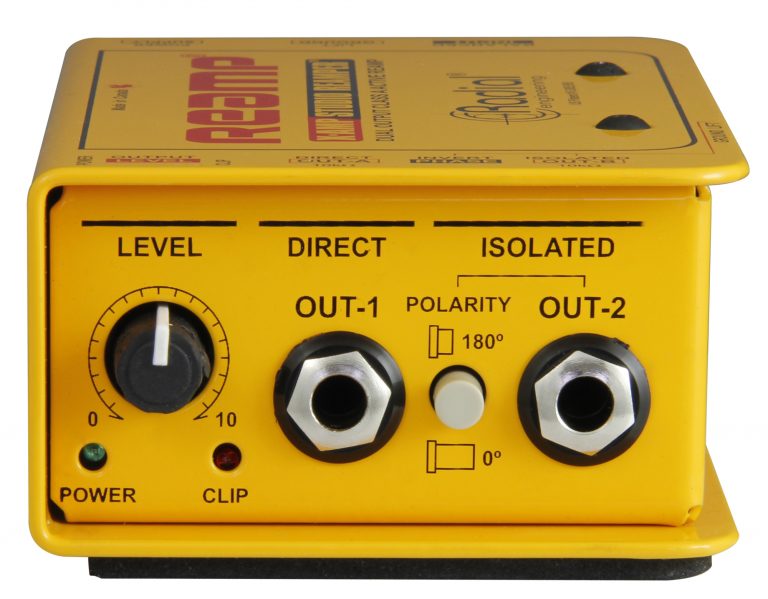 Radial X-Amp - Active class-A Reamper, dual output with level control & polarity reverse