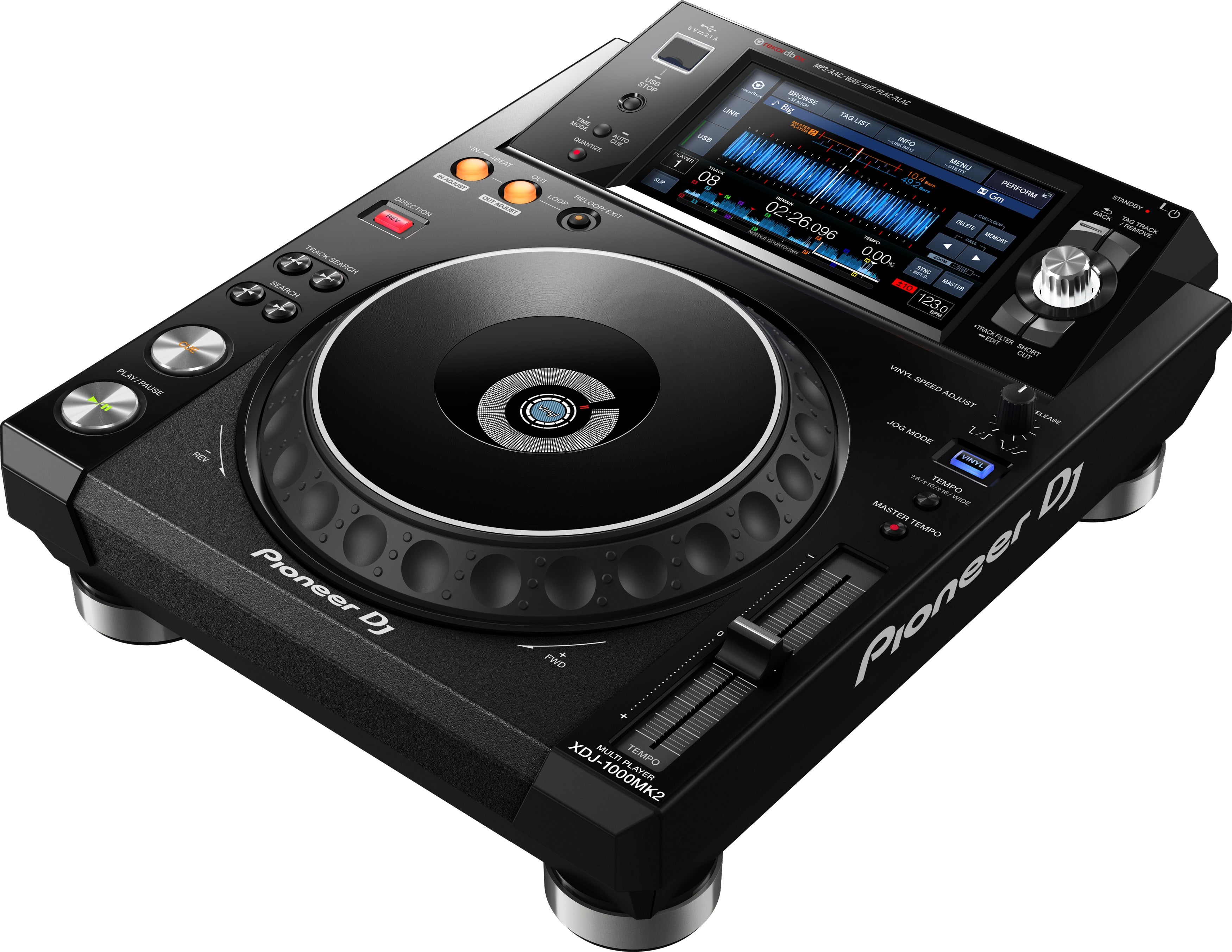 【送料込み】XDJ1000mk2 Pioneer DJ XDJ-1000MK2 Performance DJ multi player (black) - Pioneer DJ