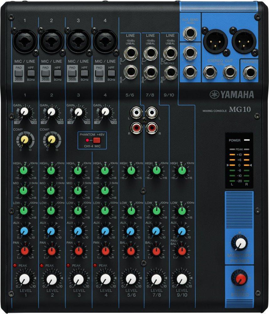 YAMAHA MG10 - 10-Channel Mixing Console