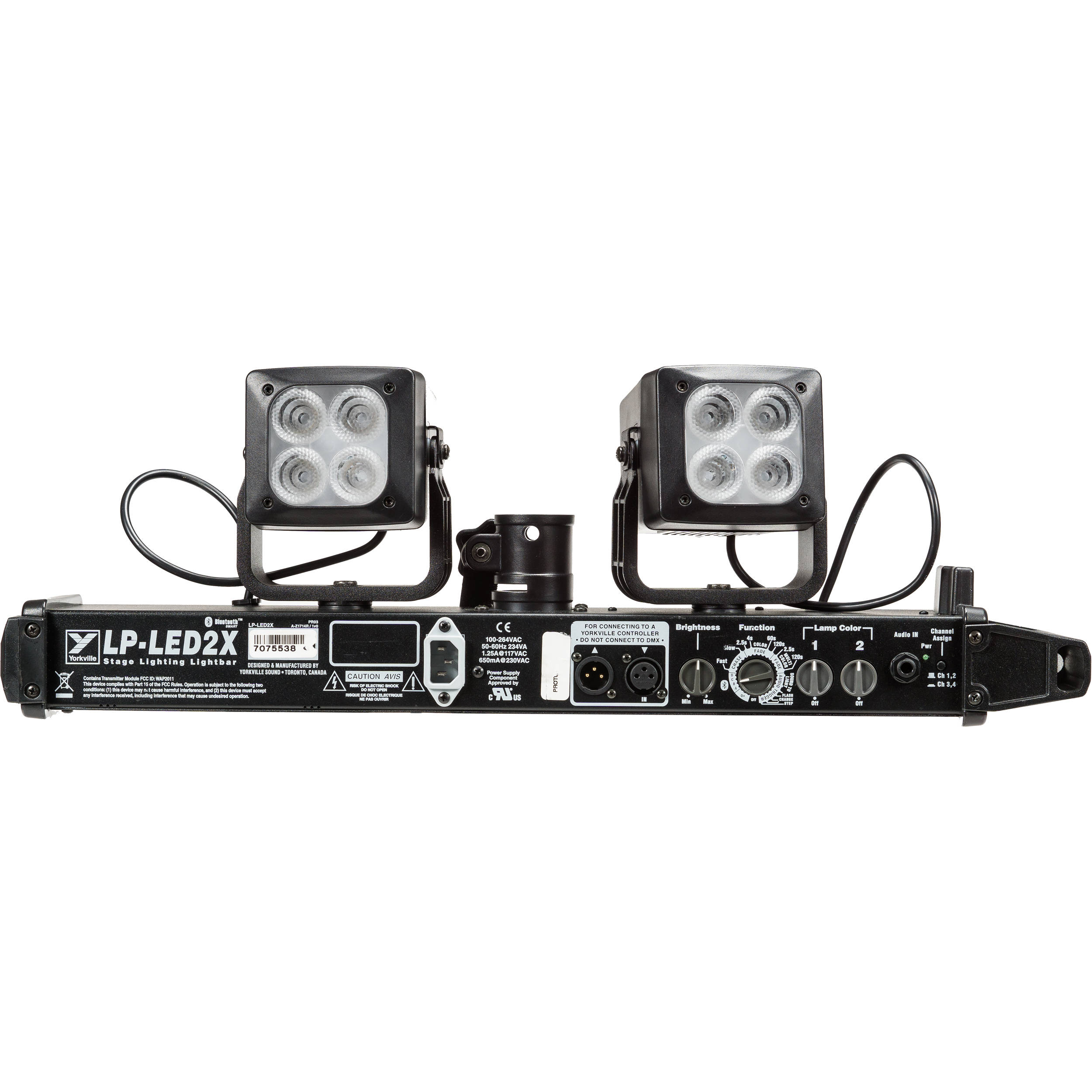 YORKVILLE LP-LED2X - Dimmer bar with /2LED heads