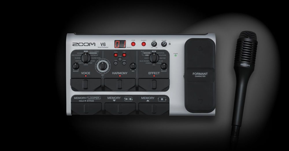 ZOOM ZV6 Vocal Effect Processor